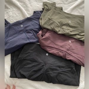 4 Lululemon Leggings (3 size 8; 1 size 6) (sold together!)